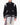 FW15 Black & White Teddy Jacket in Wool & Leather
