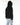 FW15 Oversized Double Layer Hoodie in Black Velvet