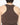 SS21 Embroidered Tank Top in Brown Cotton