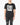 FW15 Geometric Print T-Shirt in Black Cotton