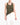 SS14 Distressed Silk Detail Tank Top in Khaki Cotton