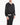 SS21 College Bomber in Black Silk
