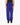 SS19 Relaxed Trousers in Checked Blue Viscose