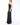 FW16 Maxi Dress with Slit in Black Viscose