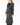 SS16 Long Biker Coat with Belt Detail in Black Leather