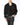FW17 Cropped College Bomber in Black Wool