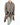FW03 Contrast Collar Bomber in Grey Suede