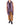 SS15 Purple Striped Scarf in Wool