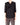 SS19 3/4 Sleeve Boxy Shirt in Black Cotton
