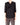 SS19 3/4 Sleeve Boxy Shirt in Black Cotton