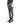 SS18 Hem Embroidered Trousers in Black Leather