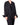 SS21 Oversized Mandarin Shirt in Black Polka Dot Silk