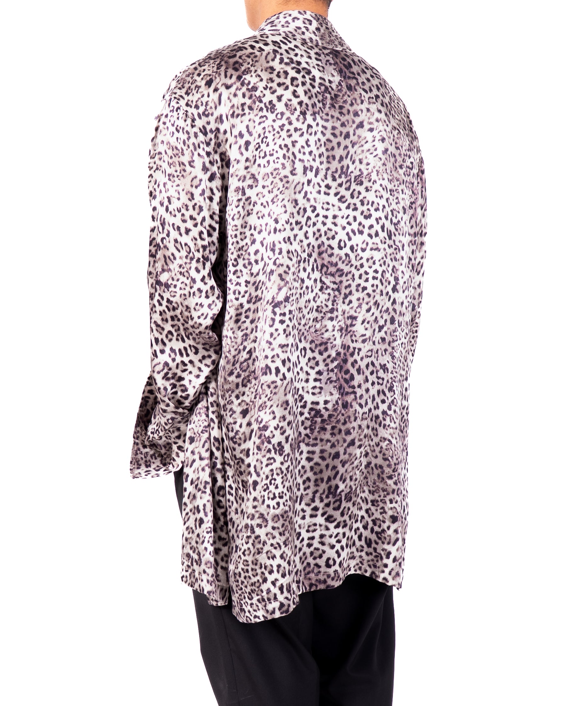 SS11 Oversized Open Kimono Shirt in Leo Silk