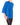 SS19 3/4 Sleeve Boxy Shirt in Blue Cotton