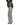 FW19 Low waisted Long Skirt in Black and White Striped Cotton
