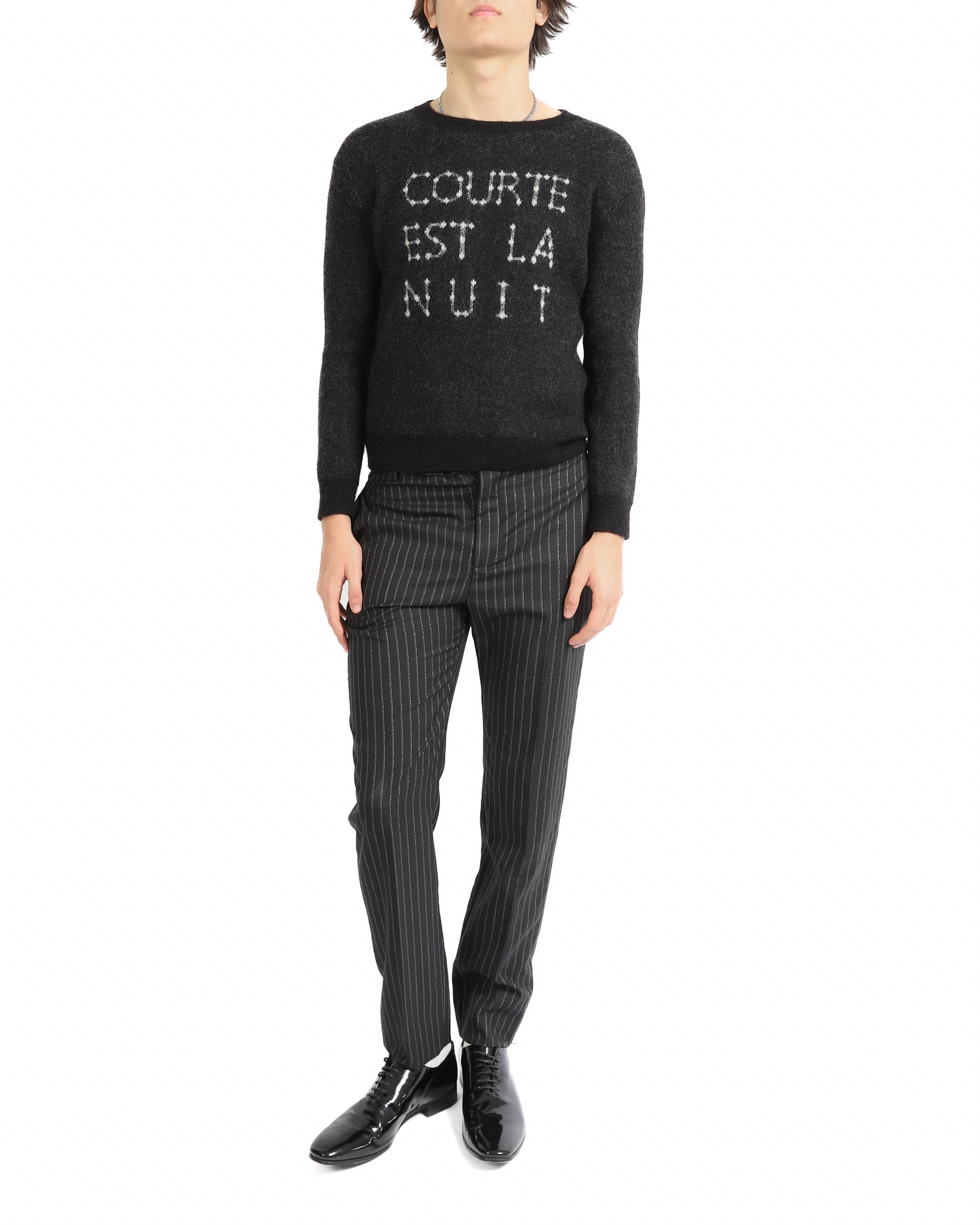 FW19 ,,Courte Est La Nuit'' Intarsia Knit in Wool