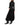FW20 Oversized Plisse Trousers in Black Wool