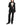 FW20 Silk Insert Blazer in Black Wool