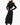 FW17 3D Turtleneck Maxi Dress in Black Wool