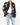 FW17 Rose Metal Appliqué Police Leather Jacket