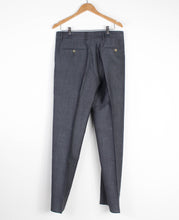 Load image into Gallery viewer, Grey Pleated Trousers
