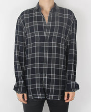 Load image into Gallery viewer, Grey Plaid Flannel