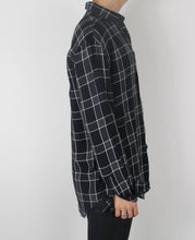 Load image into Gallery viewer, Grey Plaid Flannel