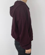 Load image into Gallery viewer, Burgundy Embroidered Buthan Zip-Hoodie
