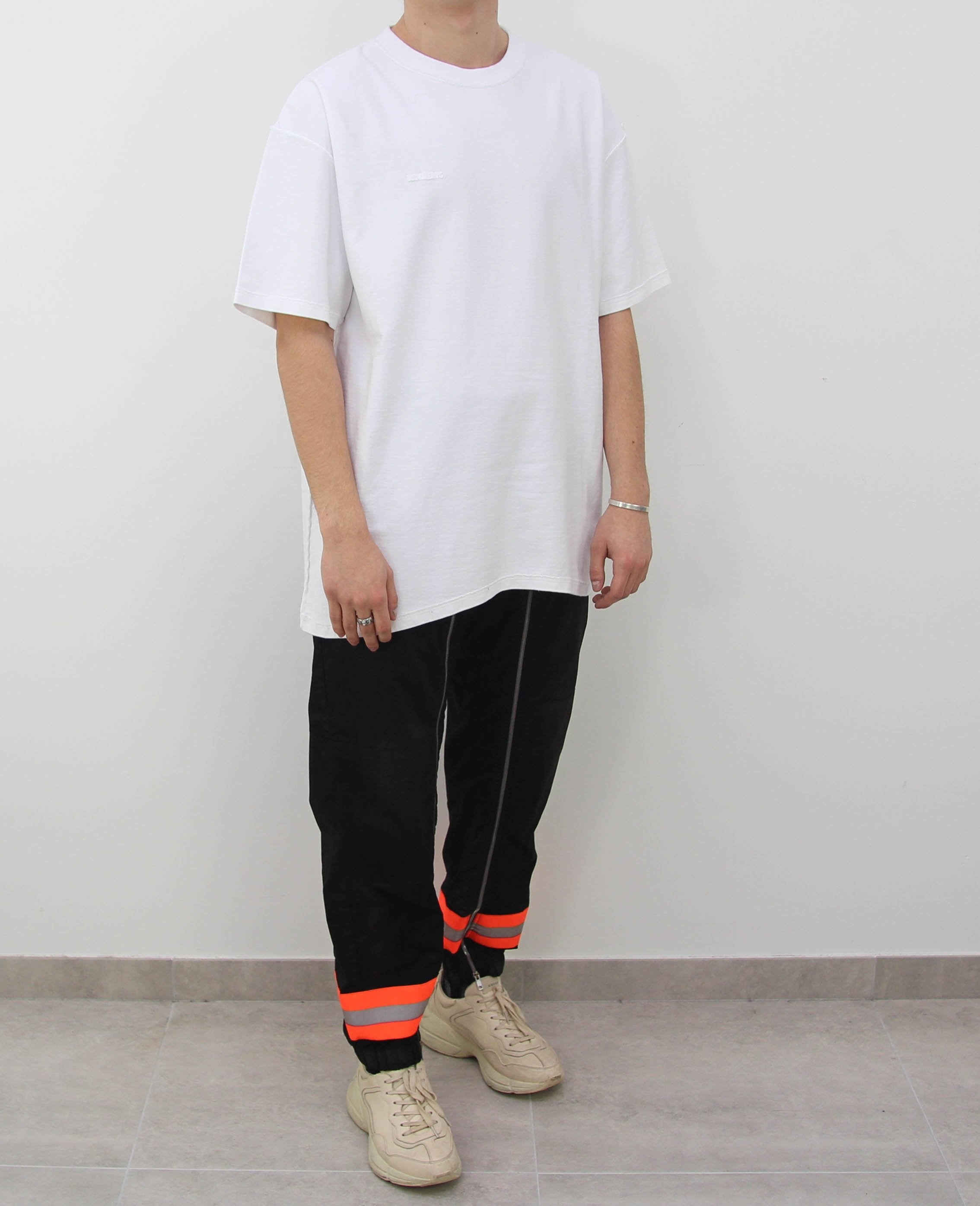 Logo Patch Oversized Inside Out T-Shirt