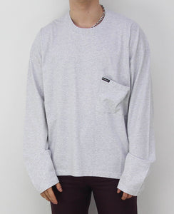 Oversized C-Shaped Logo Patch T-Shirt