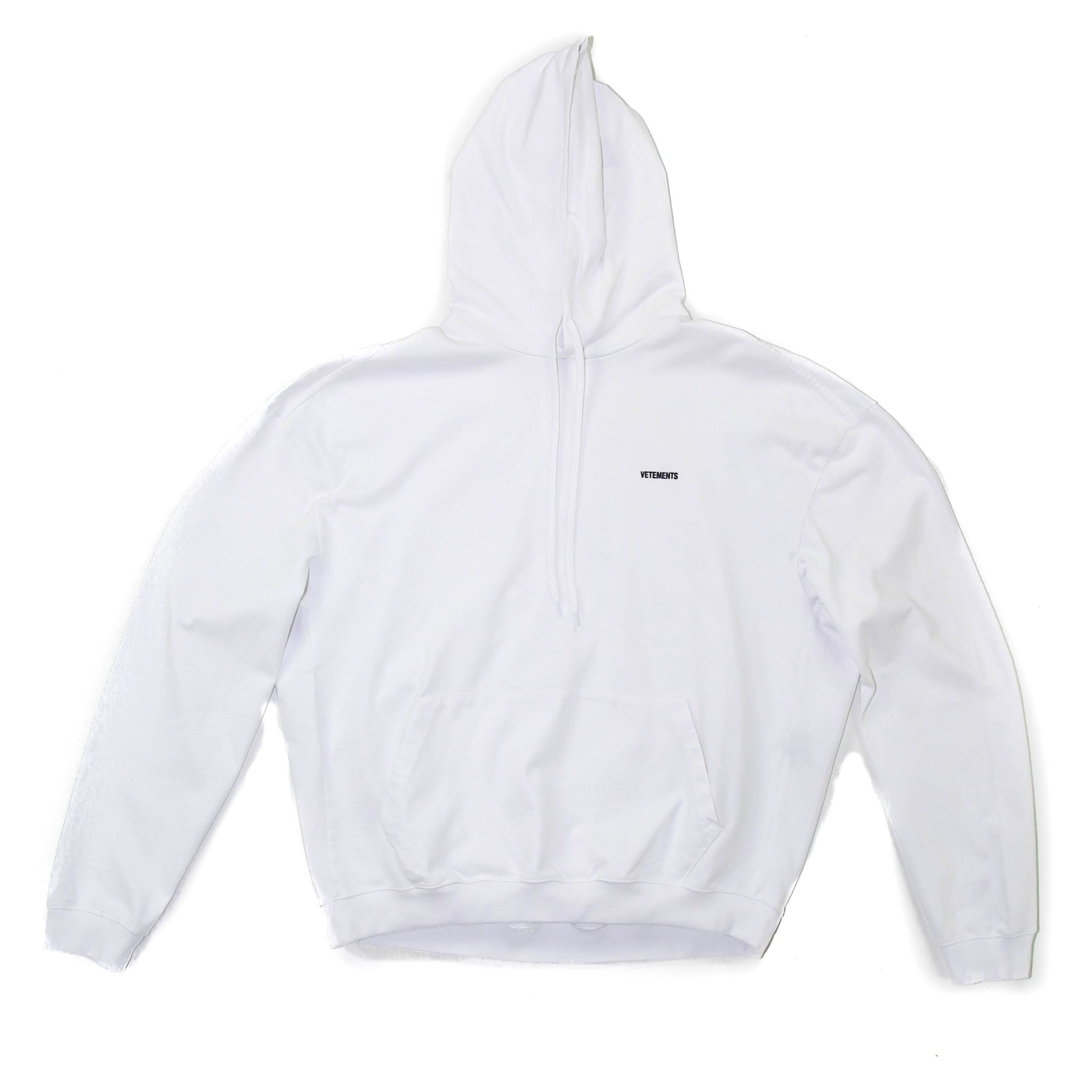 Small Logo Hoodie White