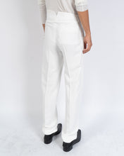 Load image into Gallery viewer, FW19 White Relaxed Two Tone Trousers