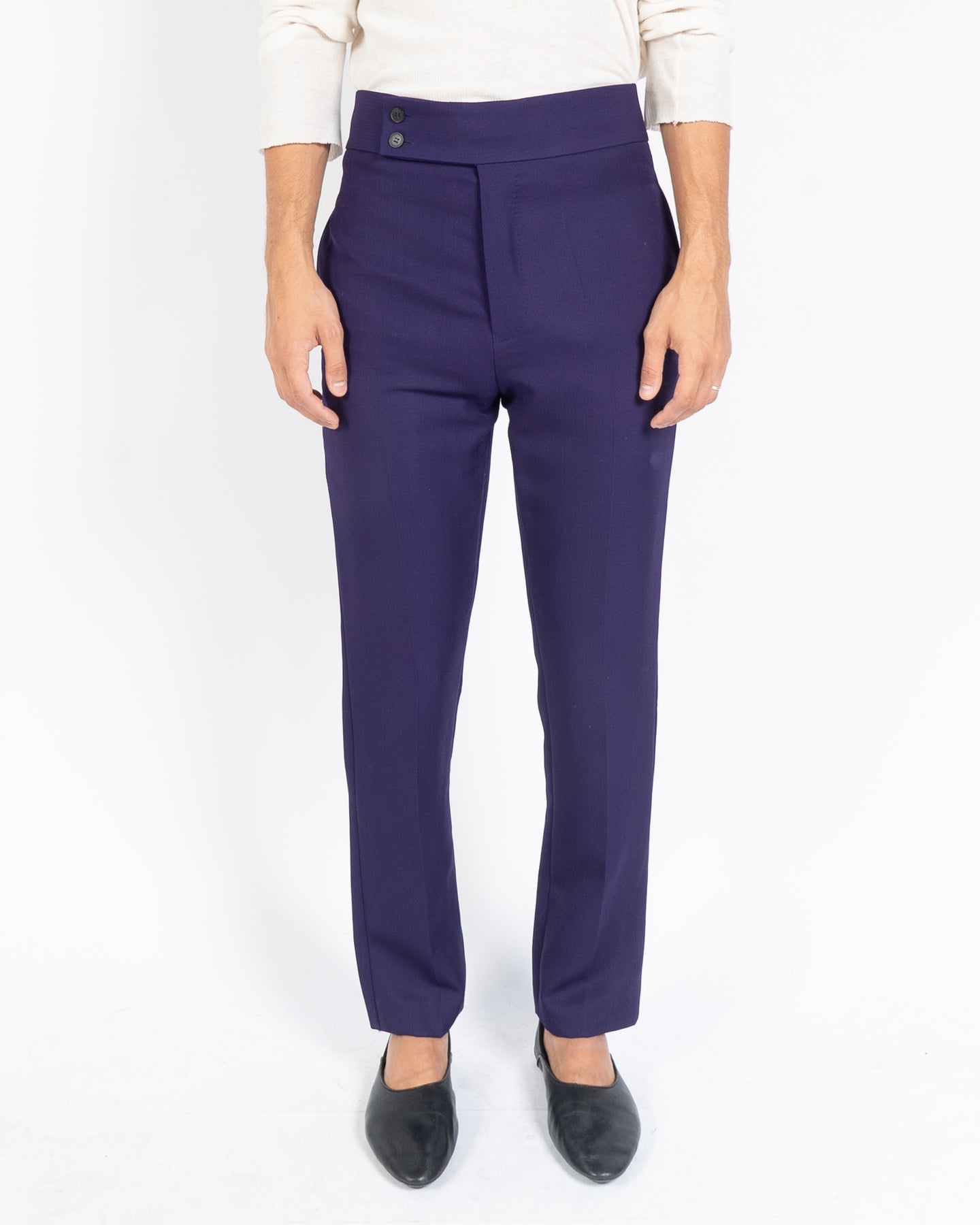 FW17 Classic Calder Violet Trousers Sample