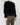 FW20 Black Embroidered Velvet Crewneck