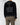 FW20 Black Embroidered Velvet Crewneck