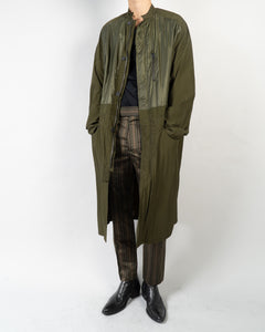 SS20 Green Nylon Workwear Coat