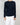 FW18 Blue Floral Embroidered Wool Knit