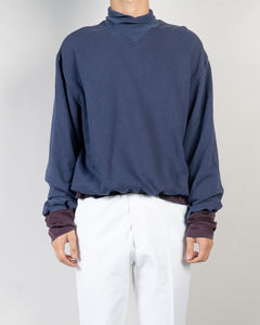 FW15 Blue Perth Sweatshirt with Cotton Layer