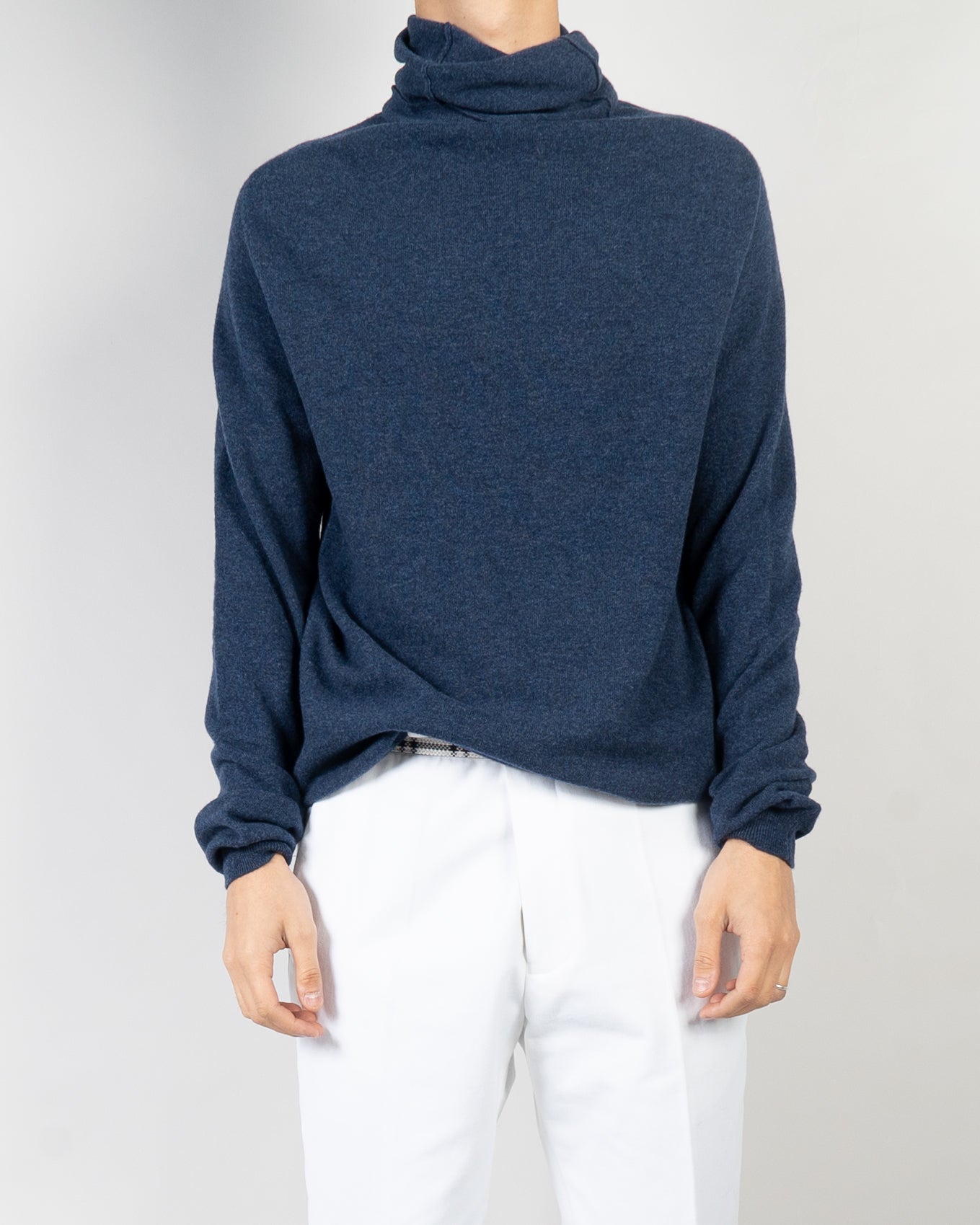 FW14 Oversized Blue Wool Knit