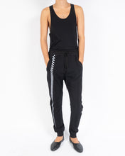 Load image into Gallery viewer, FW19 Embroidered Black Perth Jogging Trousers