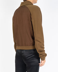 SS19 Brown Perth Half-Zip Sweater