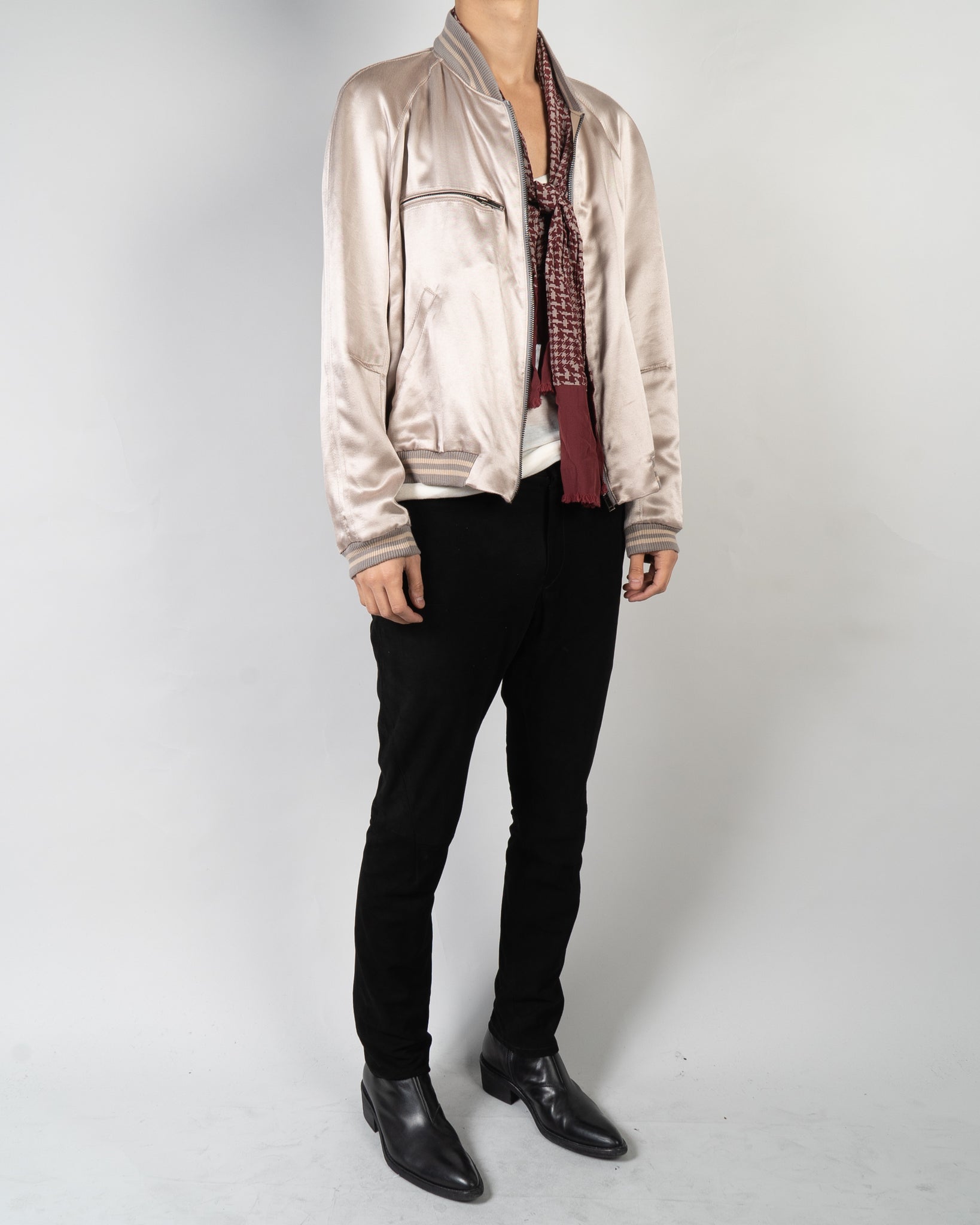 Chinoiserie Jacquard Bomber Jacket