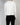 FW20 White Cropped Perth Sweatshirt with Crossgrain Detailing