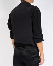 Load image into Gallery viewer, SS18 Anatase Black Silk Waistcoat Sample