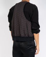 Load image into Gallery viewer, SS18 Dark Grey Polkadot Waistcoat Sample