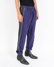 Load image into Gallery viewer, SS18 Striped Violet Belt Trousers 1 of 1 Sample