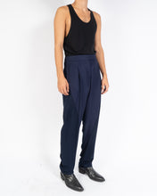 Load image into Gallery viewer, FW19 Navy &amp; Black Two Tone Trousers Sample