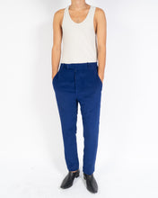 Load image into Gallery viewer, SS18 Blue Casual Silk Trousers Sample