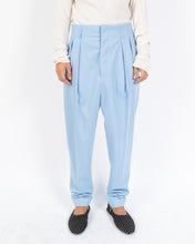 Load image into Gallery viewer, SS19 Coco Pale Blue Pleated Trousers Sample