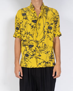 SS17 Yellow Silk Floral Shirt